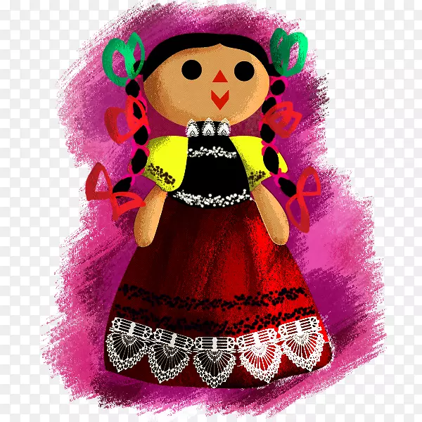 墨西哥城布娃娃工艺品传统-布娃娃
