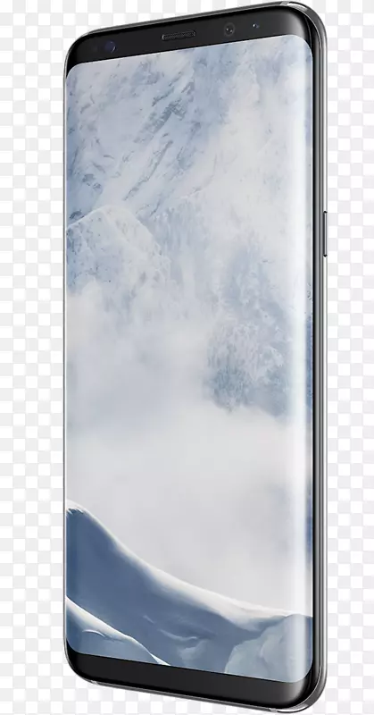 三星北极银色电话智能手机-三星Glaxy S8模型