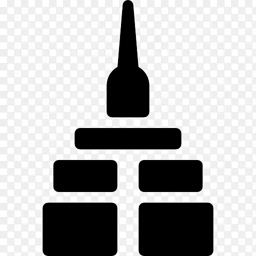 手指线剪贴画-帝国大厦