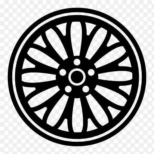 福特野马轮胎轮毂车