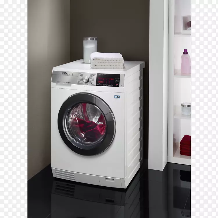 AEG l 99695 hwd组合式洗衣机烘干机，洗衣机