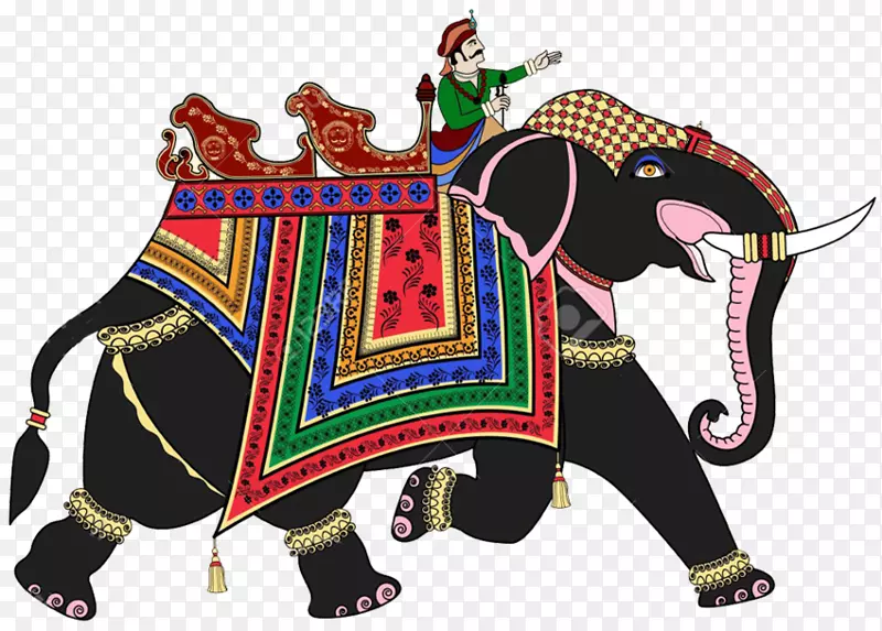 印度象股摄影装饰品-大象