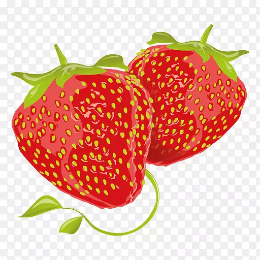 草莓奶昔剪贴画-草莓