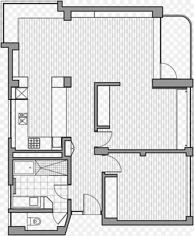 建筑平面图建筑立面-现代徽州建筑
