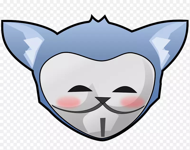 胡须猫剪贴画-猫