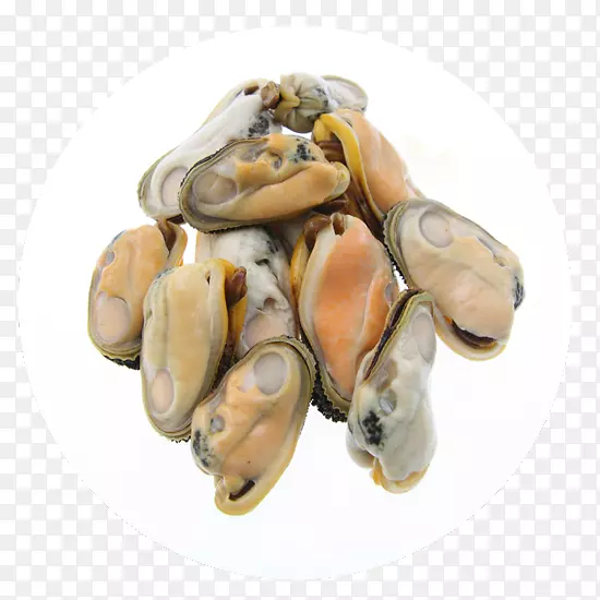 牡蛎贻贝软体动物壳肉