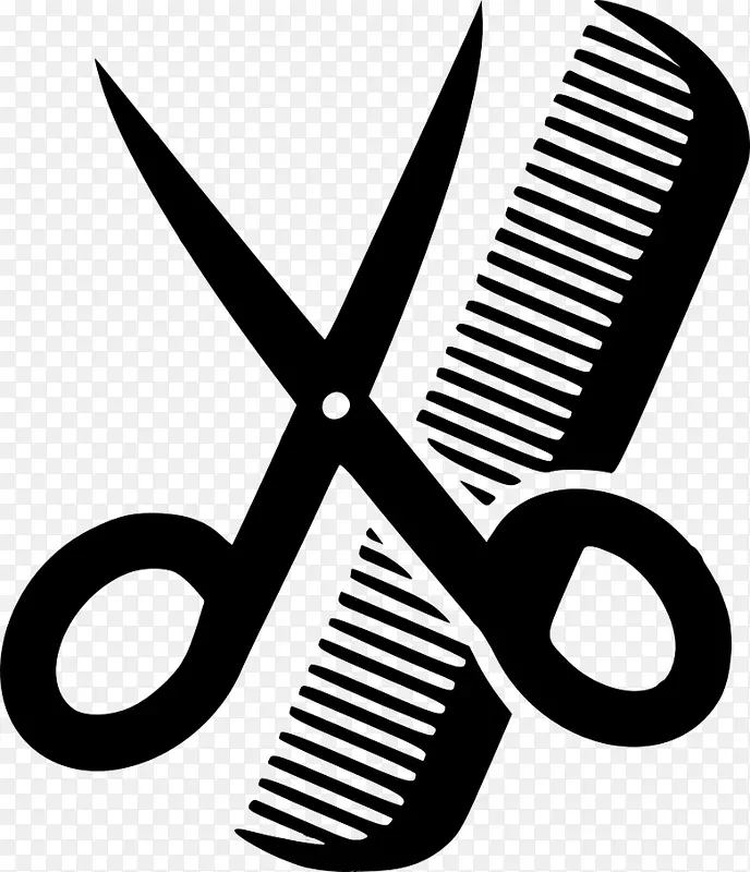 梳妆美容院剪刀剪发剪发型剪刀