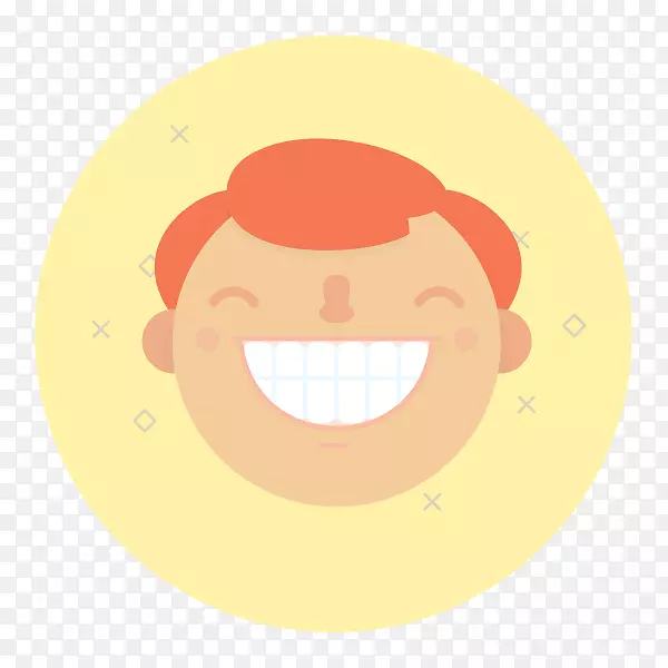 笑脸短信动画卡通字体立体卡通牙齿