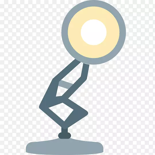 皮克斯图像计算机动画灯具标志-动画