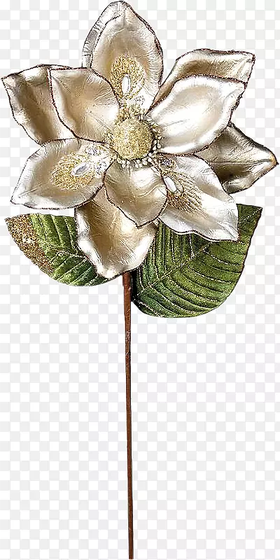 圣诞花卉设计节日剪贴画-花