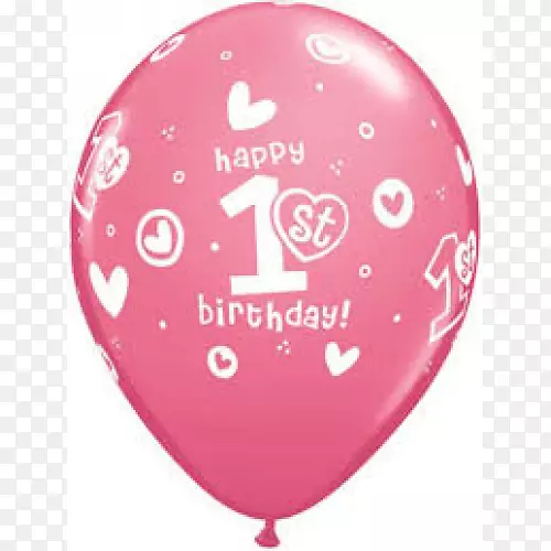 生日气球派对儿童周年纪念推广x下巴