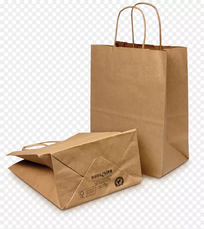 纸袋纸浆包装和标签.袋装面包实物