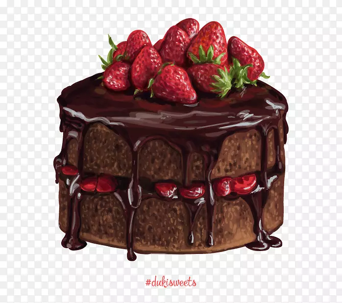 巧克力蛋糕生日蛋糕层蛋糕纸杯蛋糕红色天鹅绒蛋糕巧克力蛋糕