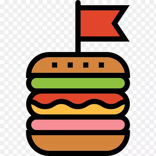 汉堡包按钮电脑图标快餐剪贴画最佳汉堡食品美味食品