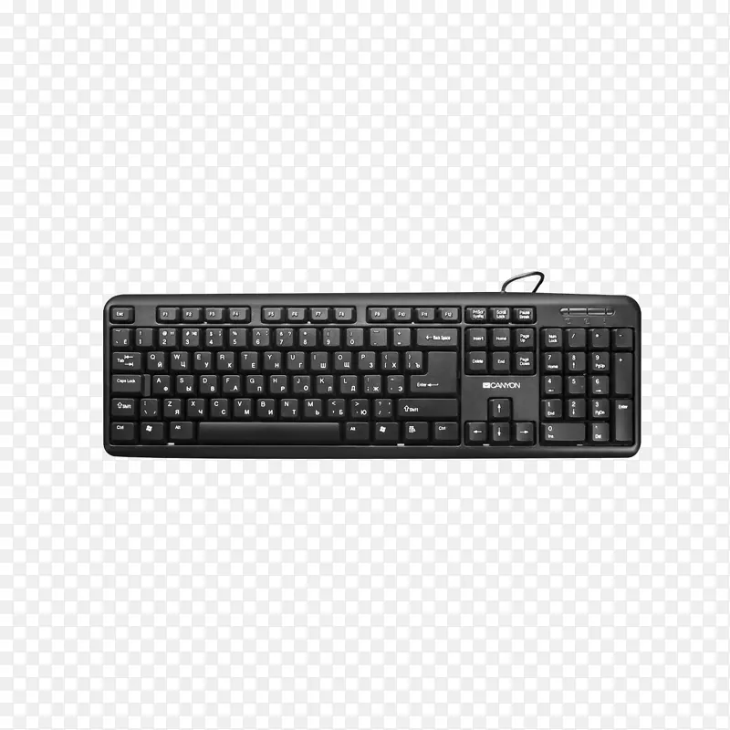 电脑键盘电脑鼠标手提电脑无线键盘PS/2端口-黑色漆器阿拉伯数字png免费下载