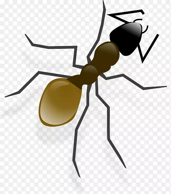 蚂蚁电脑图标剪贴画