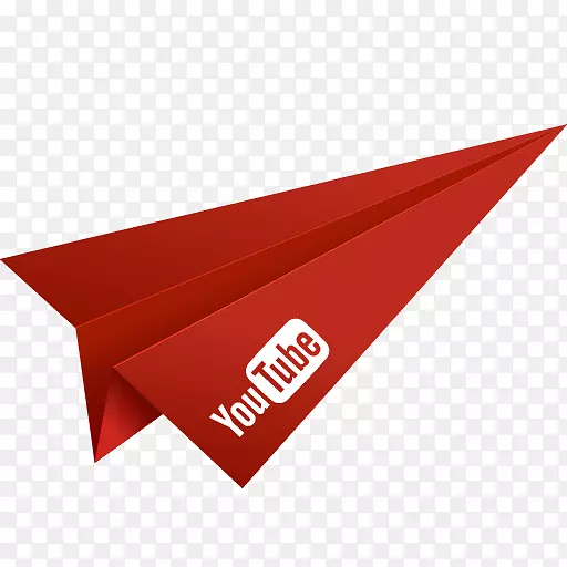 飞机YouTube纸计算机图标-飞机