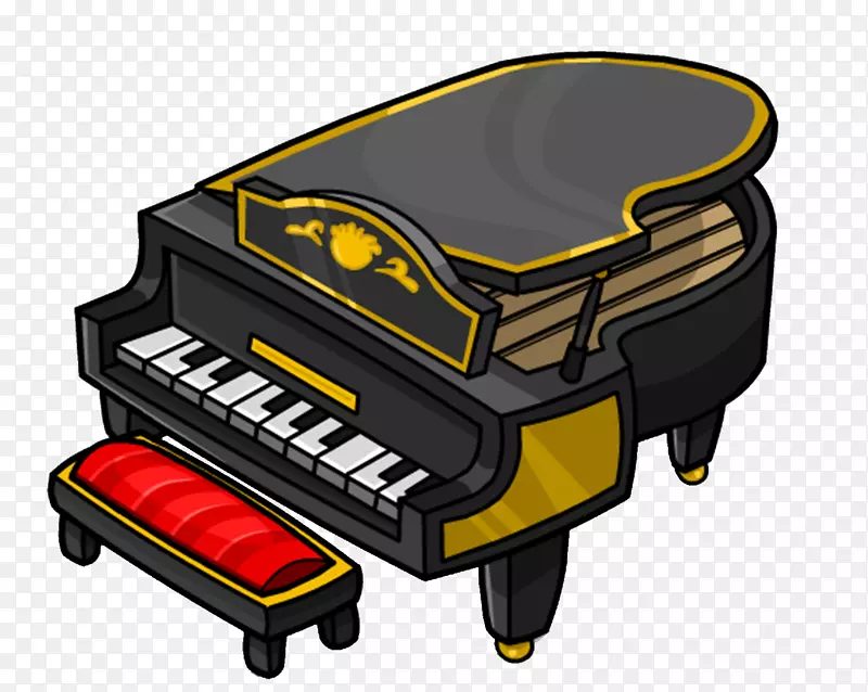 钢琴动画俱乐部企鹅电视-钢琴