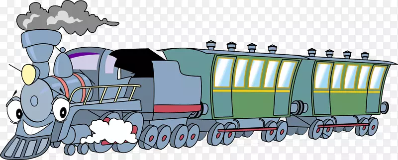 铁路蒸汽机车牵引轨道运输列车