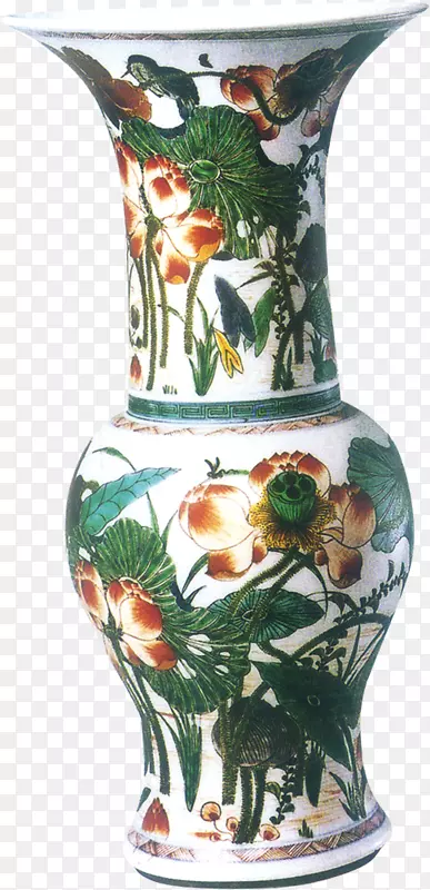 花瓶瓷罐蓝白陶器花瓶