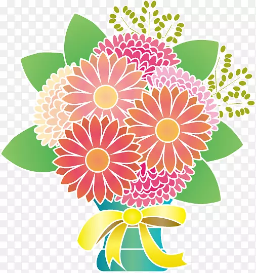 花卉设计切花艺术剪贴画