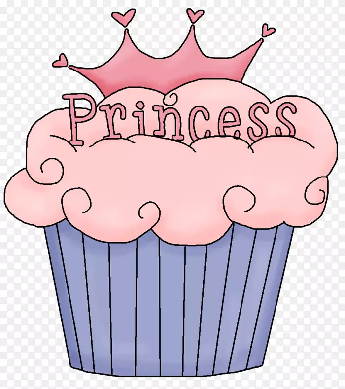 生日蛋糕纸杯蛋糕公主蛋糕剪贴画-生日