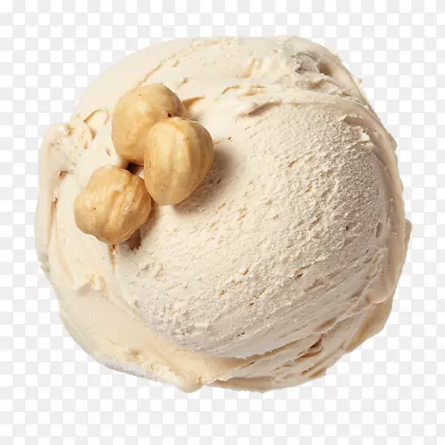 冰淇淋霜冰榛子味扁叶香草冰淇淋