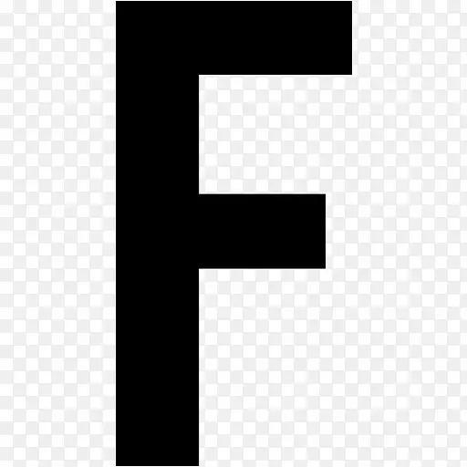字母计算机图标f字体