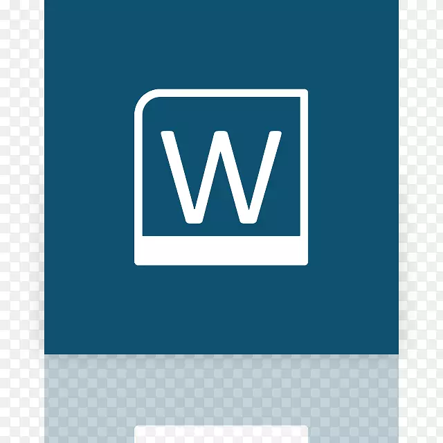Microsoft Word计算机图标-Microsoft
