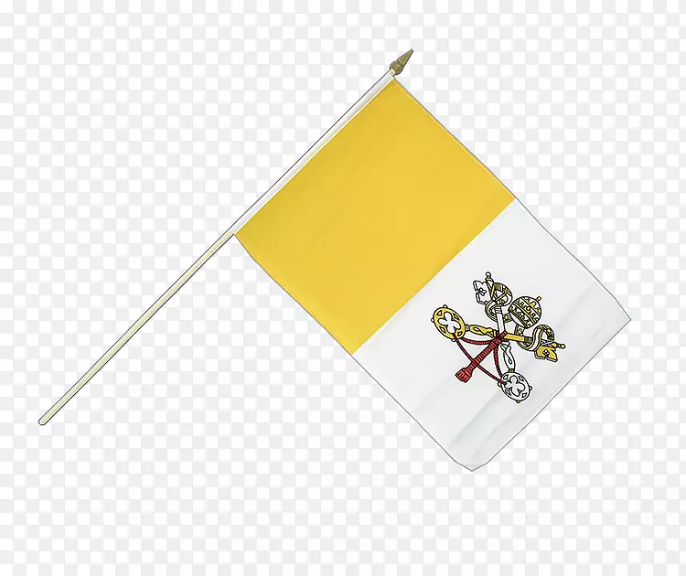 梵蒂冈旗法尼扇形长方形旗