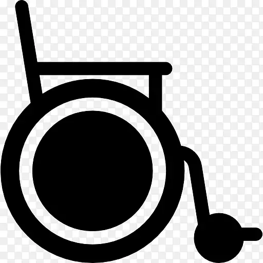 轮椅残疾电脑图标医院-轮椅
