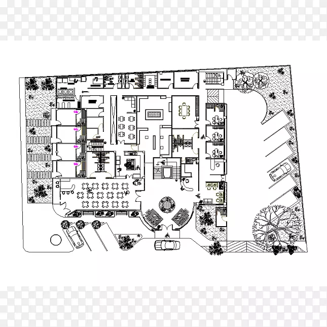 酒店客房平面图.dwg平面图-酒店