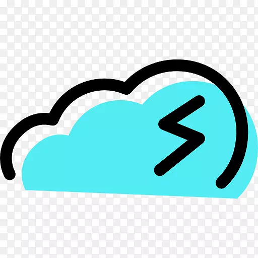 电脑图标，风暴，冰雹，艺术云彩，充满了天空。