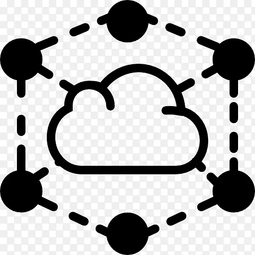 响应式网页设计、云计算、亚马逊网络服务、微软天蓝色云彩弥漫在天空中。