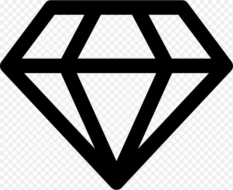 钻石电脑图标宝石珠宝字体超赞-钻石