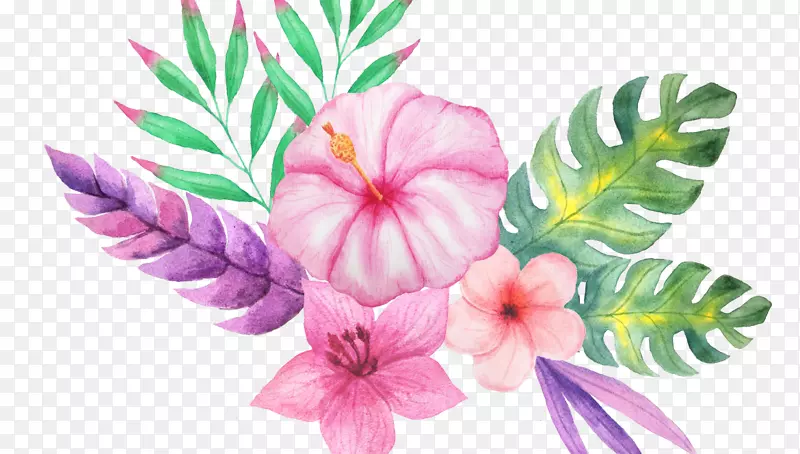 花束画花艺剪贴画