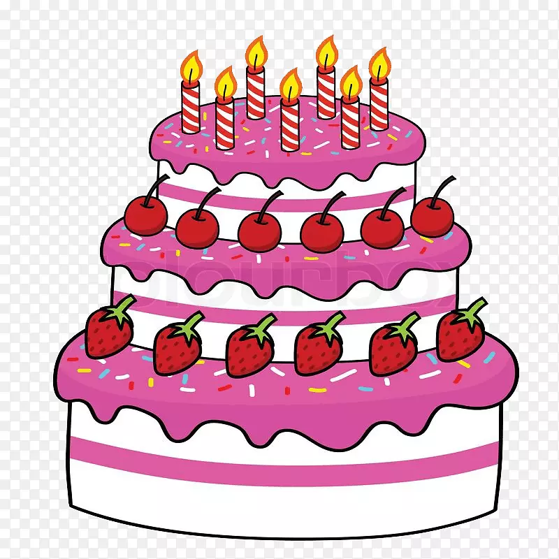 生日蛋糕纸杯蛋糕巧克力蛋糕卡通蛋糕巧克力蛋糕