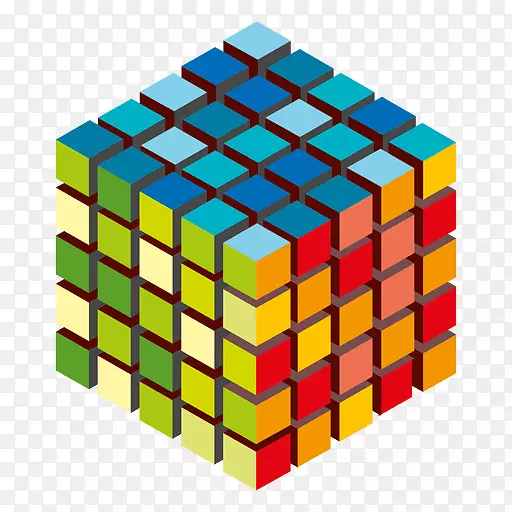 Rubik立方体几何对称性-立方体
