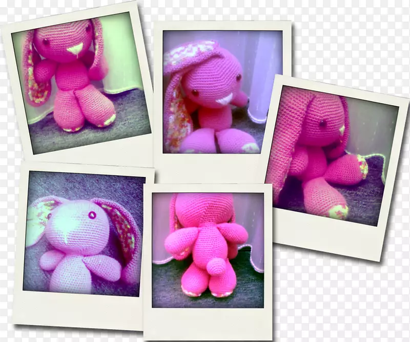 毛绒动物及可爱玩具纺织品粉红色m