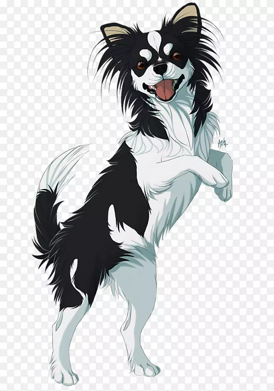 犬种卡通爪子