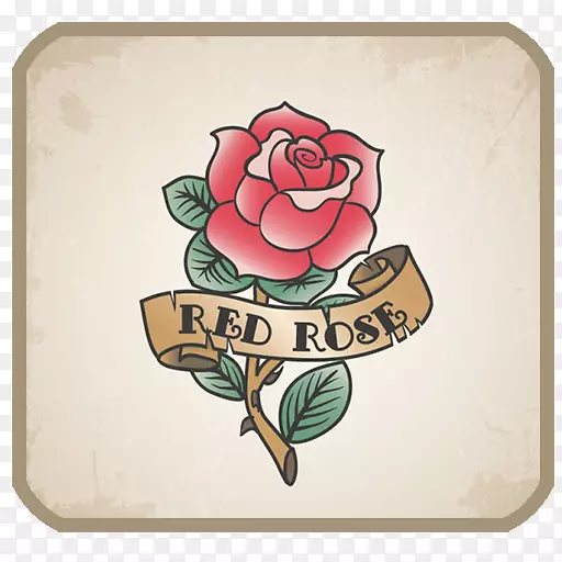 旧式(纹身)老式服装包，复古玫瑰纹身公司-包