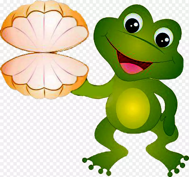 青蛙生日剪贴画-青蛙