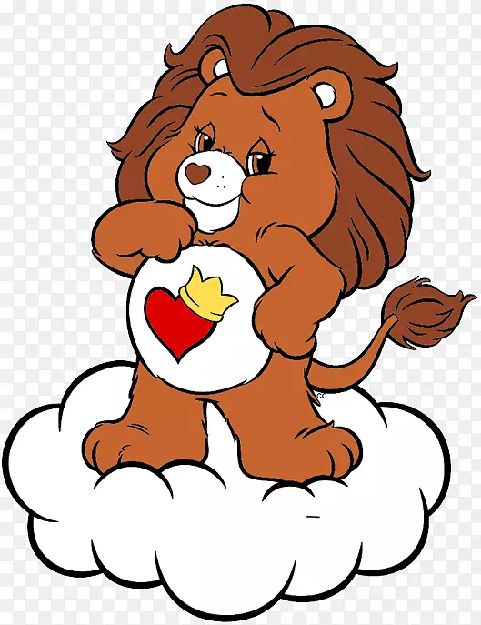 爱-很多熊-一颗心象，勇敢的心，狮子-熊