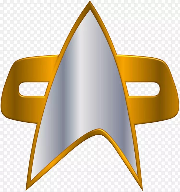 星际舰队24世纪通信器星际迷航徽章设计