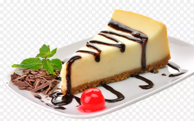 奶酪蛋糕糖霜巧克力蛋糕甜点浆果巧克力蛋糕