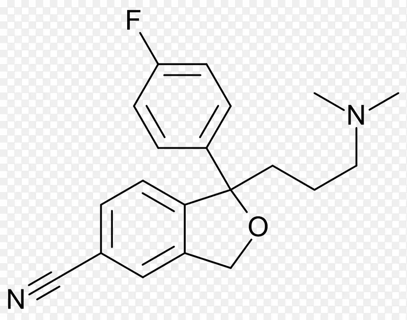 依司他普兰选择性5-羟色胺再摄取抑制剂抗抑郁药骨骼配方