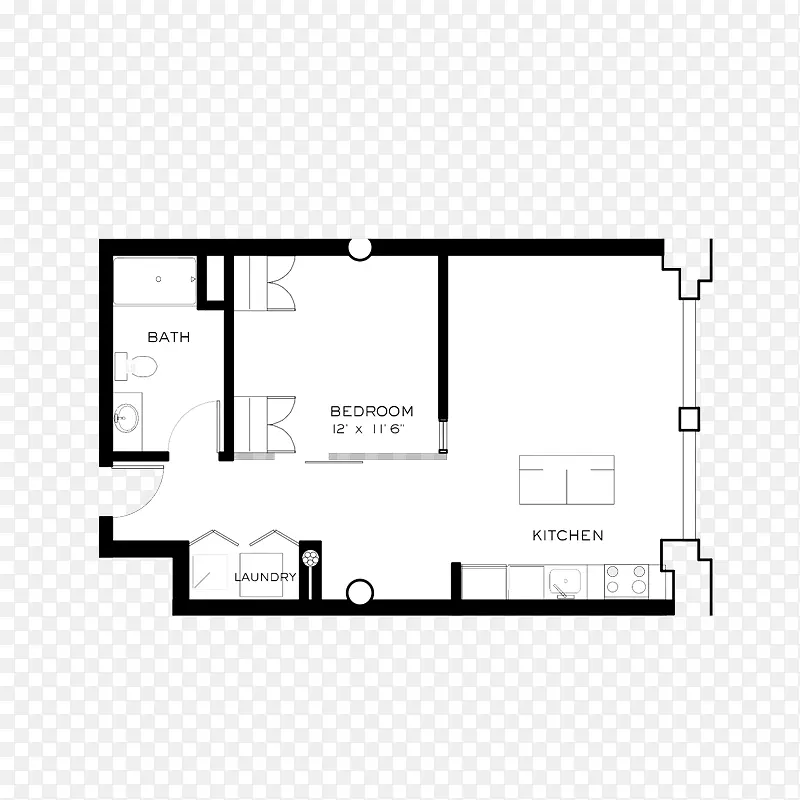 布里克斯公寓阁楼出租平面图-公寓