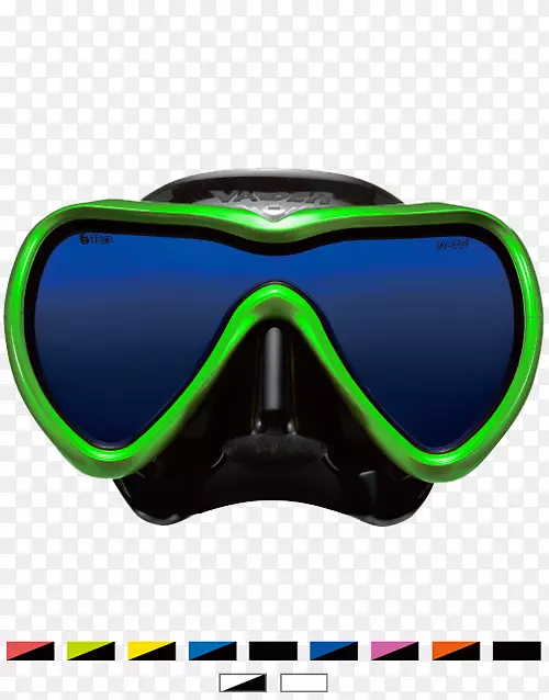 护目镜潜水和潜水面具潜水员潜水面罩