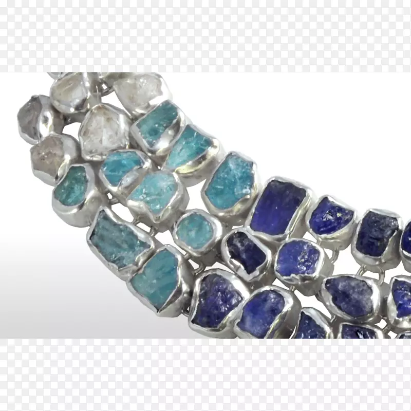 蓝宝石项链魅力和吊坠-蓝宝石