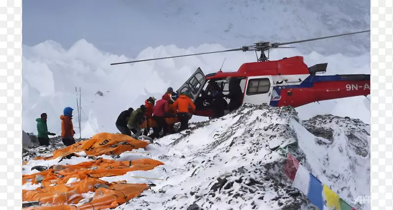 2015年珠穆朗玛峰大本营珠穆朗玛峰雪崩2015年4月尼泊尔地震加德满都山